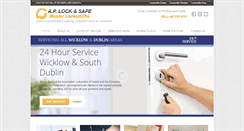 Desktop Screenshot of aplockandsafe.ie