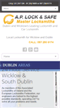 Mobile Screenshot of aplockandsafe.ie